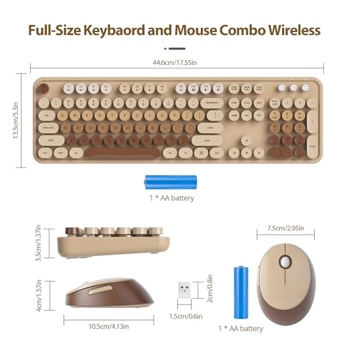 Wireless Keyboard & Mouse Set - US Wireless