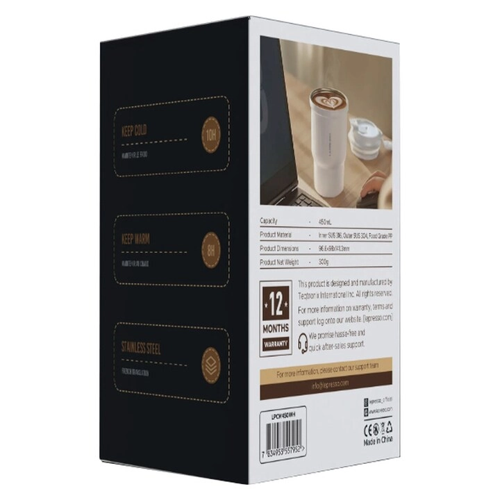 Stainless Steel Urban Coffee Mug - 450ml