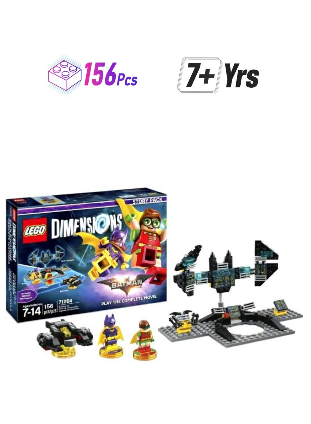 WB Games 71254 - Batman 156pcs