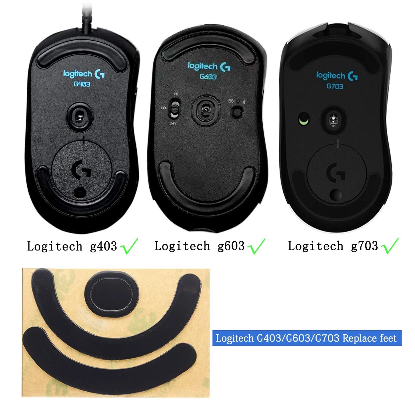 Mouse Skatez - G403 G603 G703 0.7mm 2 Sets