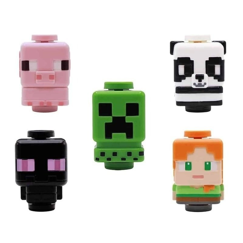 Creeper + Alex + Pig + Panda + Enderman - Minecraft