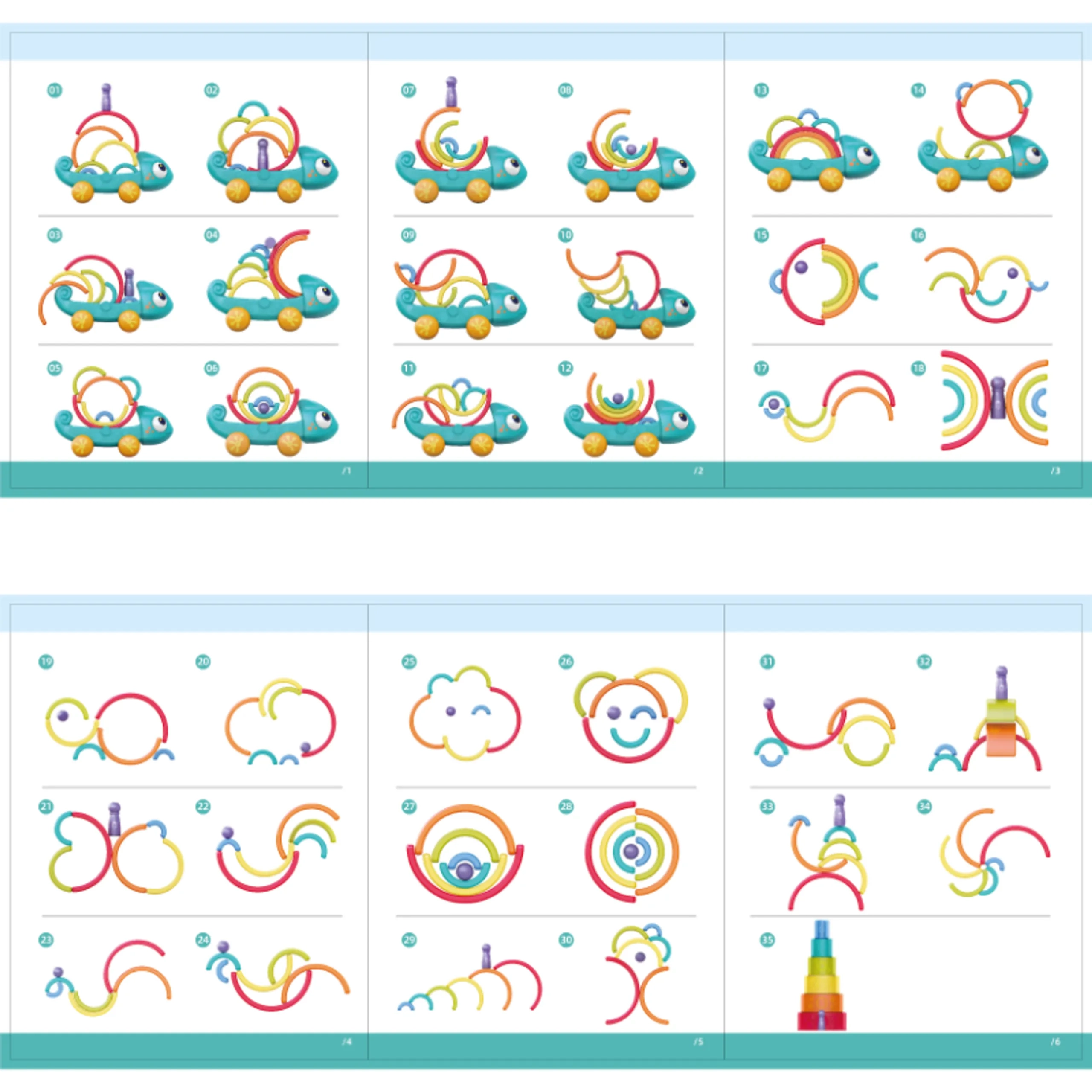 Rainbow Chameleon - Suitable for 18 months to 5 years