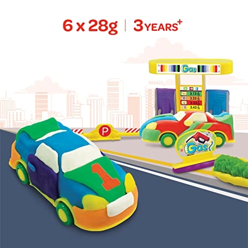 Dough Creation - Car Set - 36 months - 10 years 6 pieces