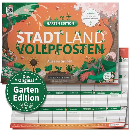 Stadt Land VOLLPFOSTEN: Spring Edition - Game Pad (German)