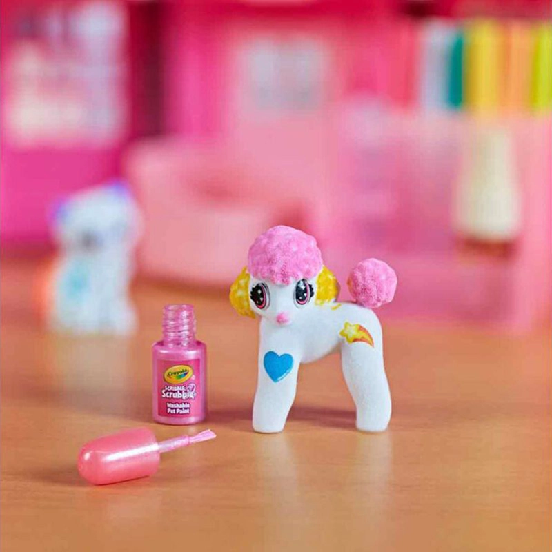 Scribble Scrubbie Pets Super Salon - 4 Pets 6 Markers