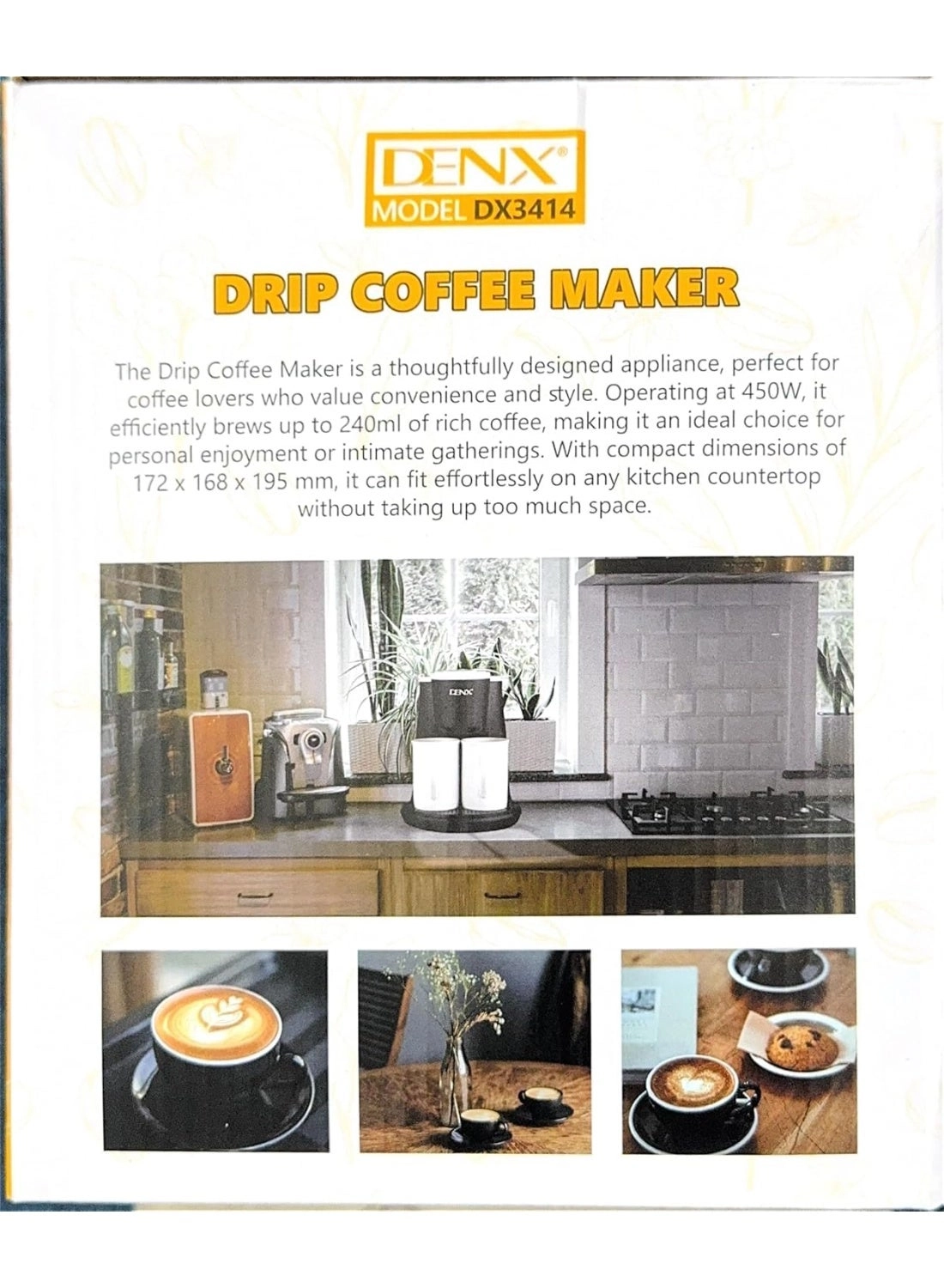 DX3414 - Single & Double Cup Permanent High-Density Filter