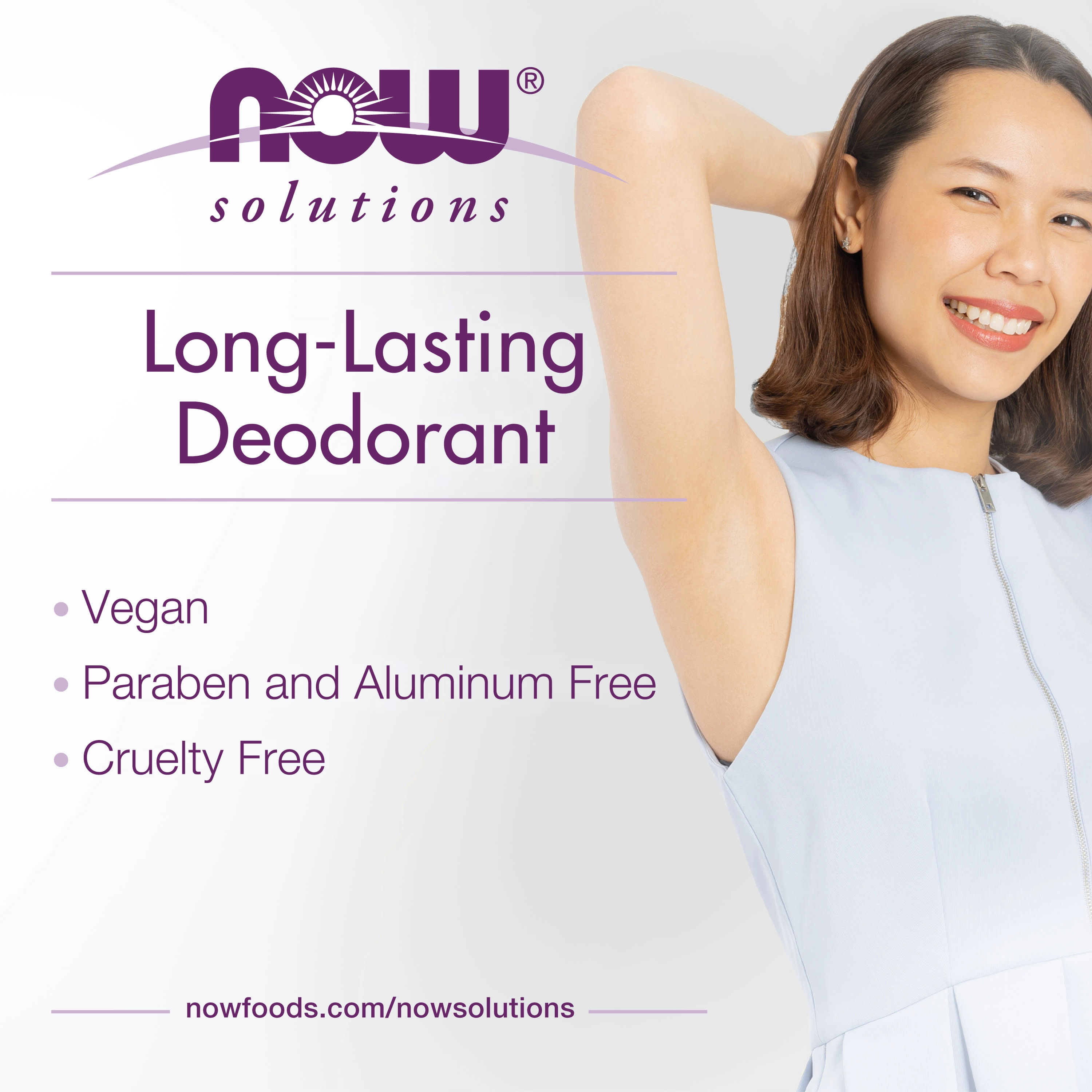 Solutions Long-Lasting Deodorant - Rose + Ylang Ylang 62 g