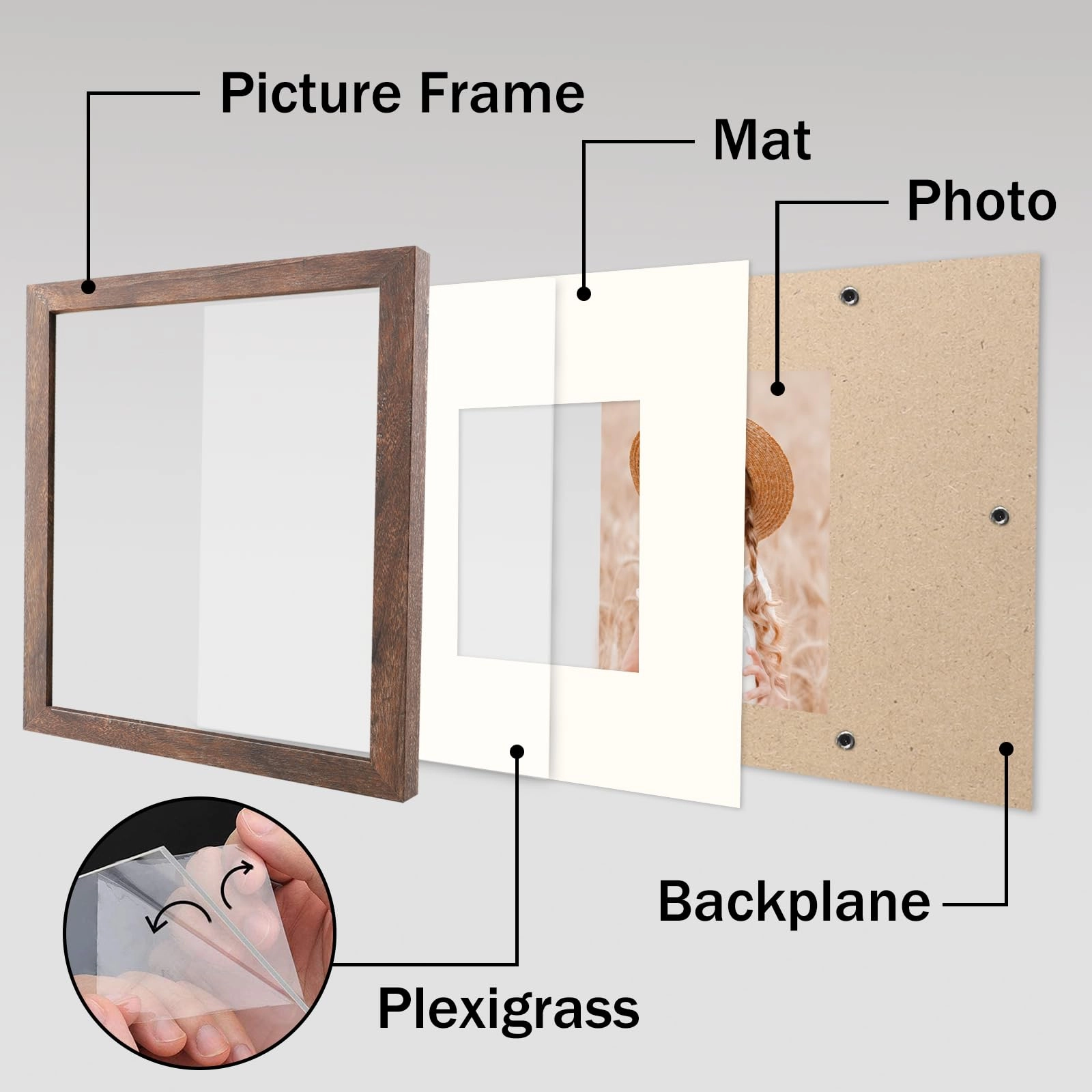 Picture Frame - 8x8 1.0 Count