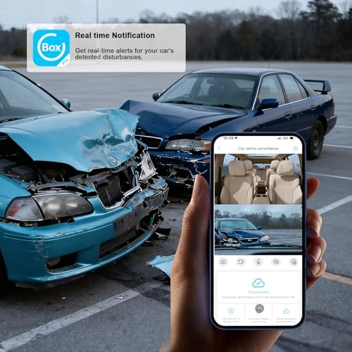 Cellular Car Security Camera - 4G LTE GPS Tracker Dual Dash Cam