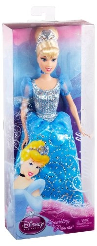 Cinderella Doll - Blue Sparkling Gown