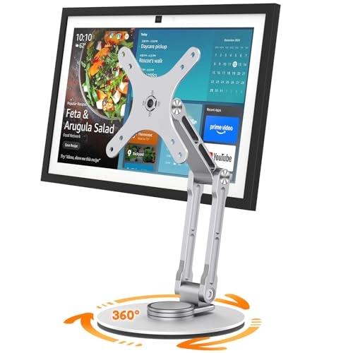 YCNEW Swivel and Tilt Stand for Echo Show 15 - 185 inches