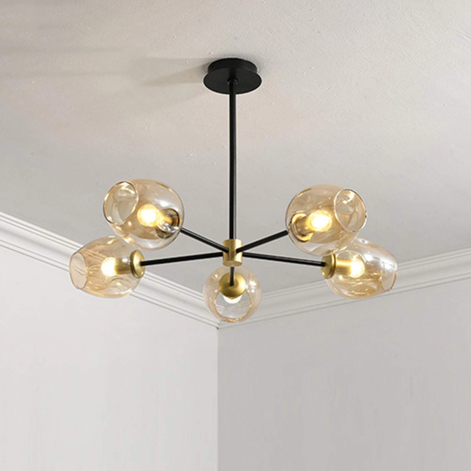 Magic Bean Molecule Chandelier