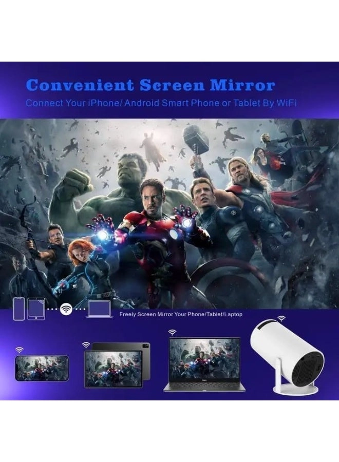 5G WiFi Smart Mini Projector - 4K Bluetooth