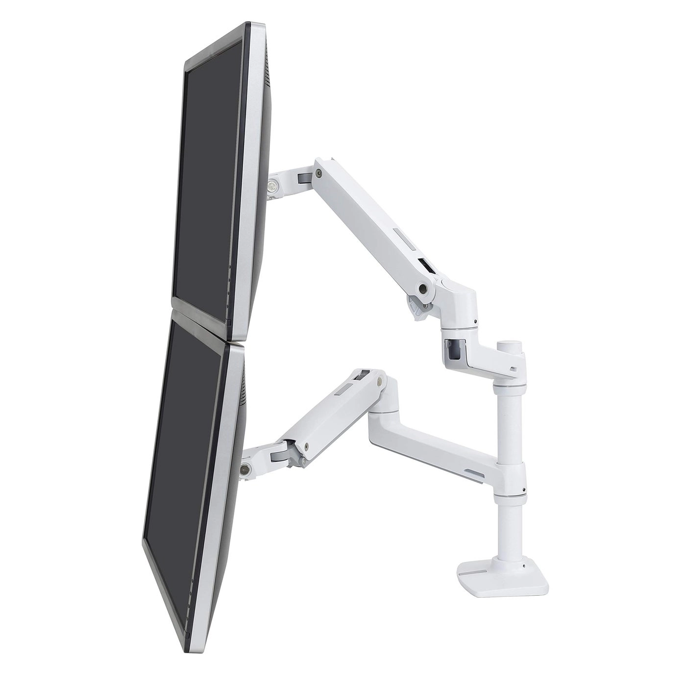 Ergotron LX Vertical Stacking Dual Monitor Arm - 2 24 inches 75x75mm 100x100mm