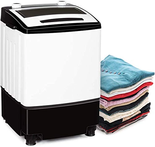 PYXZQW Portable Electric Mini Compact Washing Machine 3.5KG Capacity Washing Drying Machine for Home Travel Camping Apartments Dorms