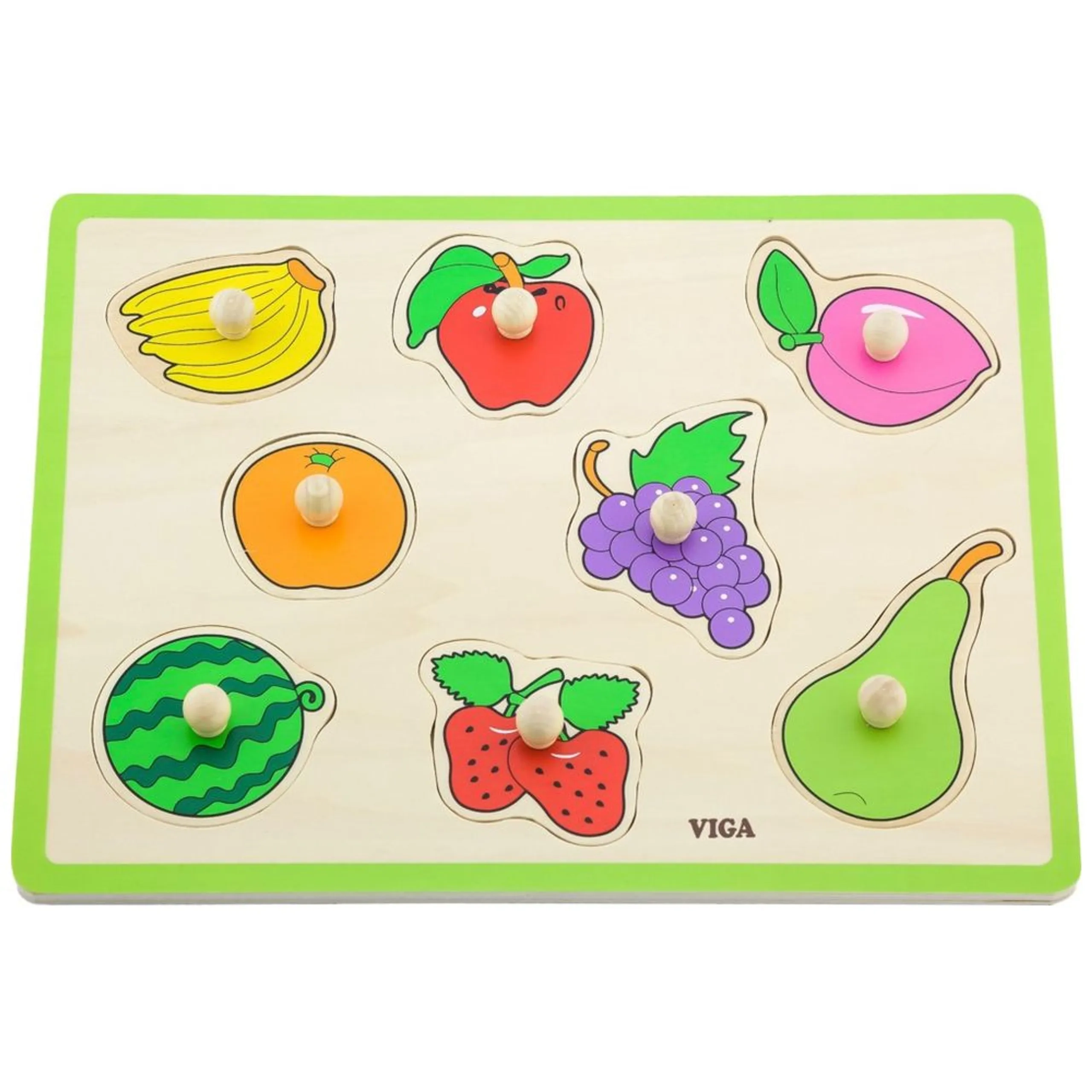 VIGA Fruit Puzzle (PCG-50020) - 8 pcs