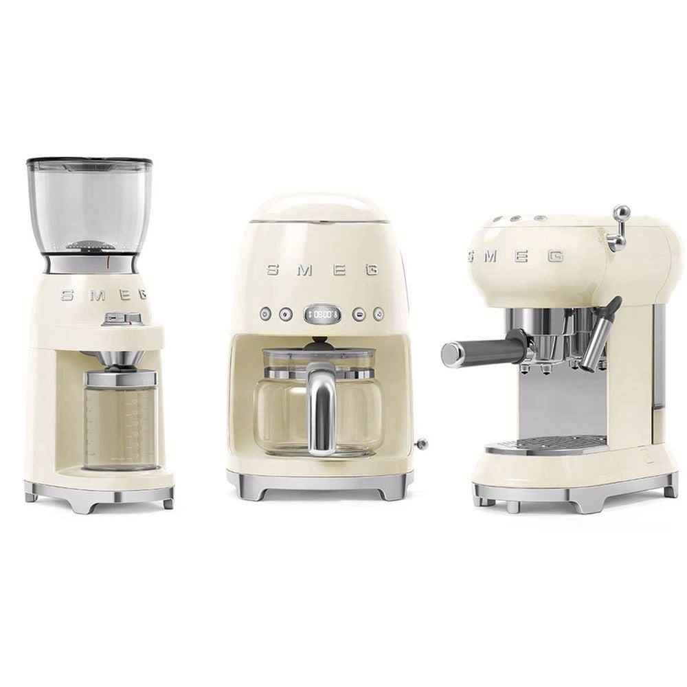 Smeg 50’s Style Coffee Grinder - Cream 150 Watts
