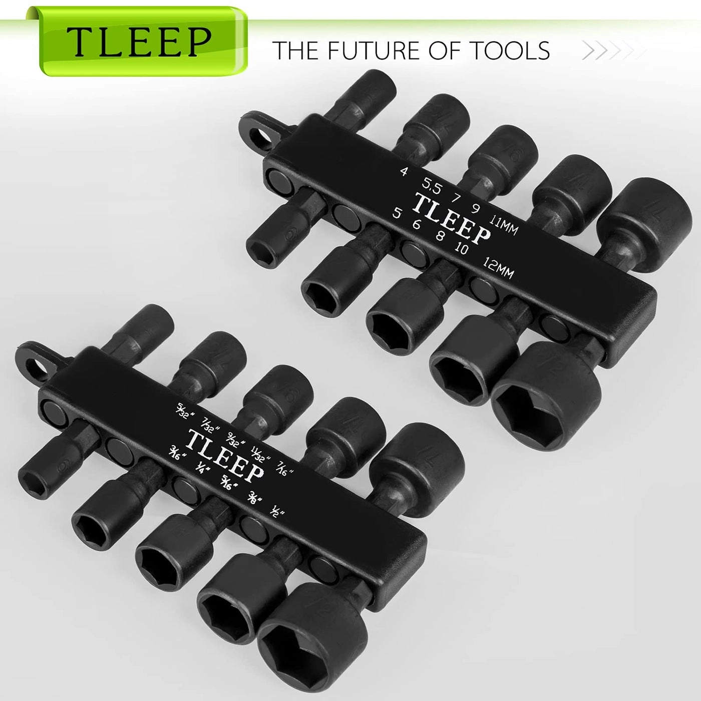 Power Nut Driver Set - 20 x SAE and Metric 1/4” Hex