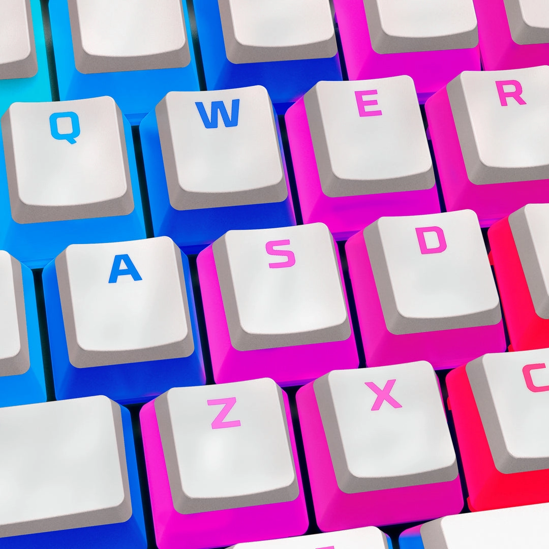 Pudding Keycaps 2 - Full Key Set 112 Keys PBT