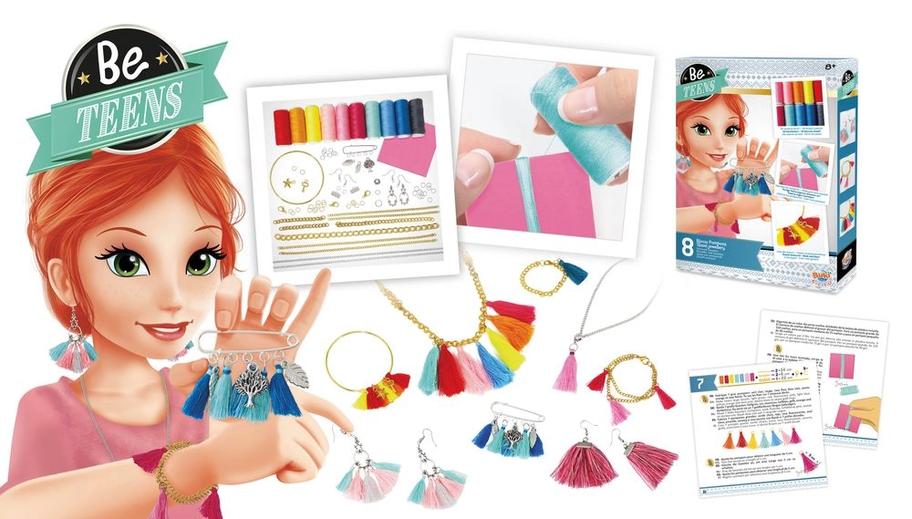 Tassel Jewellery Kit - 8 pieces