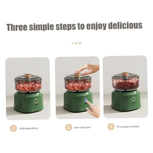 Mini Electric Chopper - 350ml USB Rechargeable