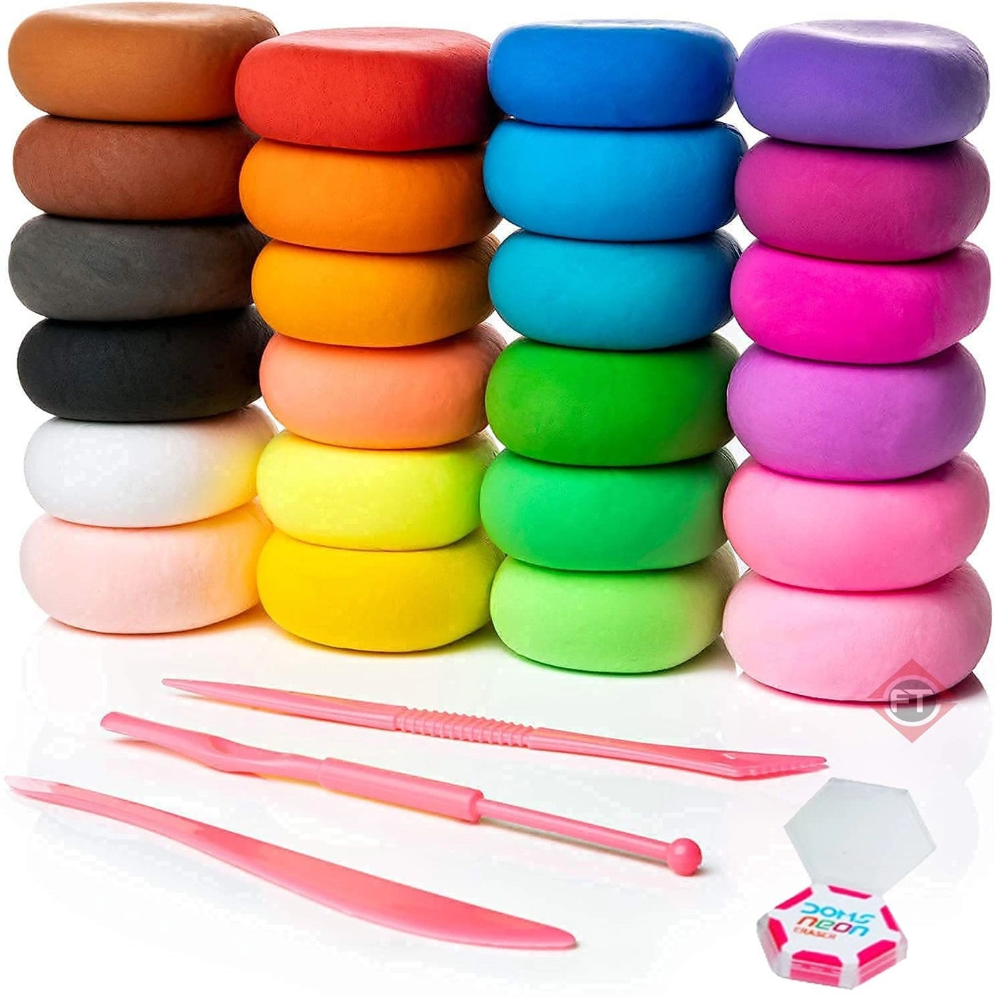 Air Dry Clay Set - 24 pc Beginners Kit