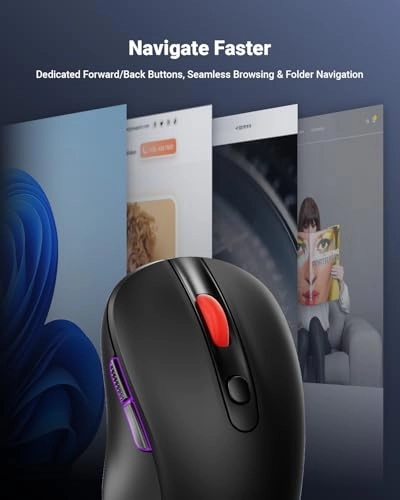 MW17 Slim Mini Cordless Mouse - USB