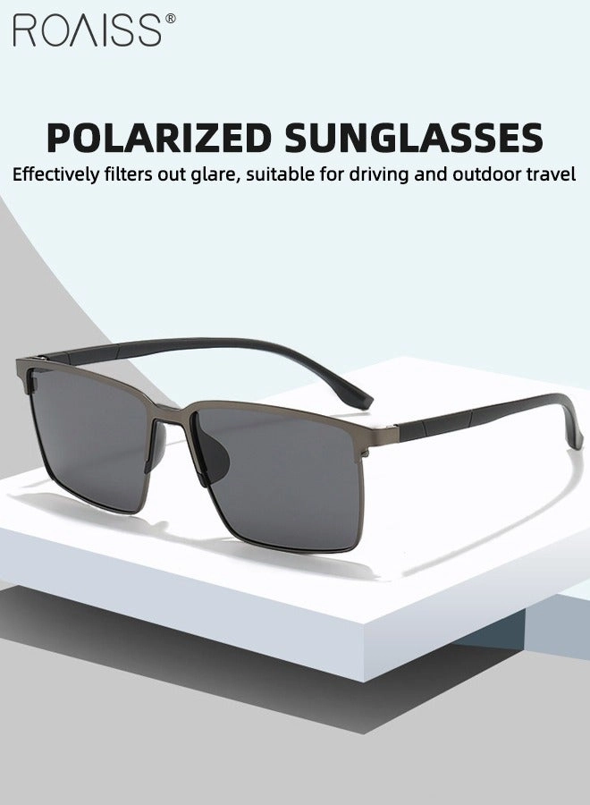 Rectangular Sunglasses - 59mm Grey