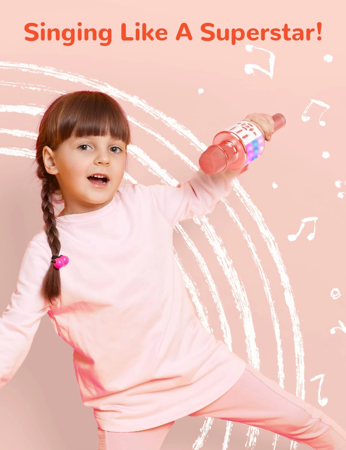 Karaoke Microphone - Handheld Bluetooth