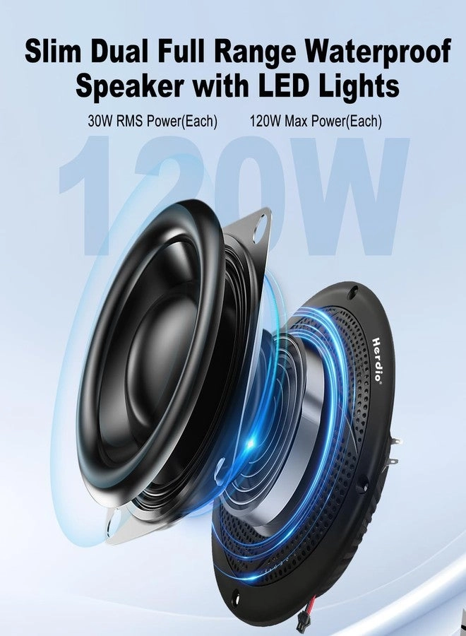 Marine Speakers - 6.5 Inch 240W