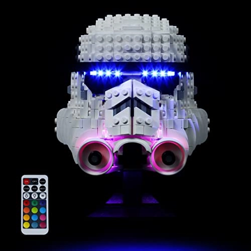 Light Kit for LEGO 75276 Stormtrooper Helmet - Acrylonitrile Butadiene Styrene 1