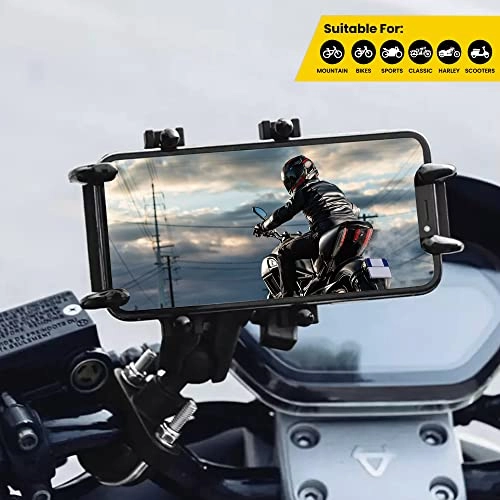 ATV Phone Holder - Quad Fits 11.9-18.0 cm 360° Rotated