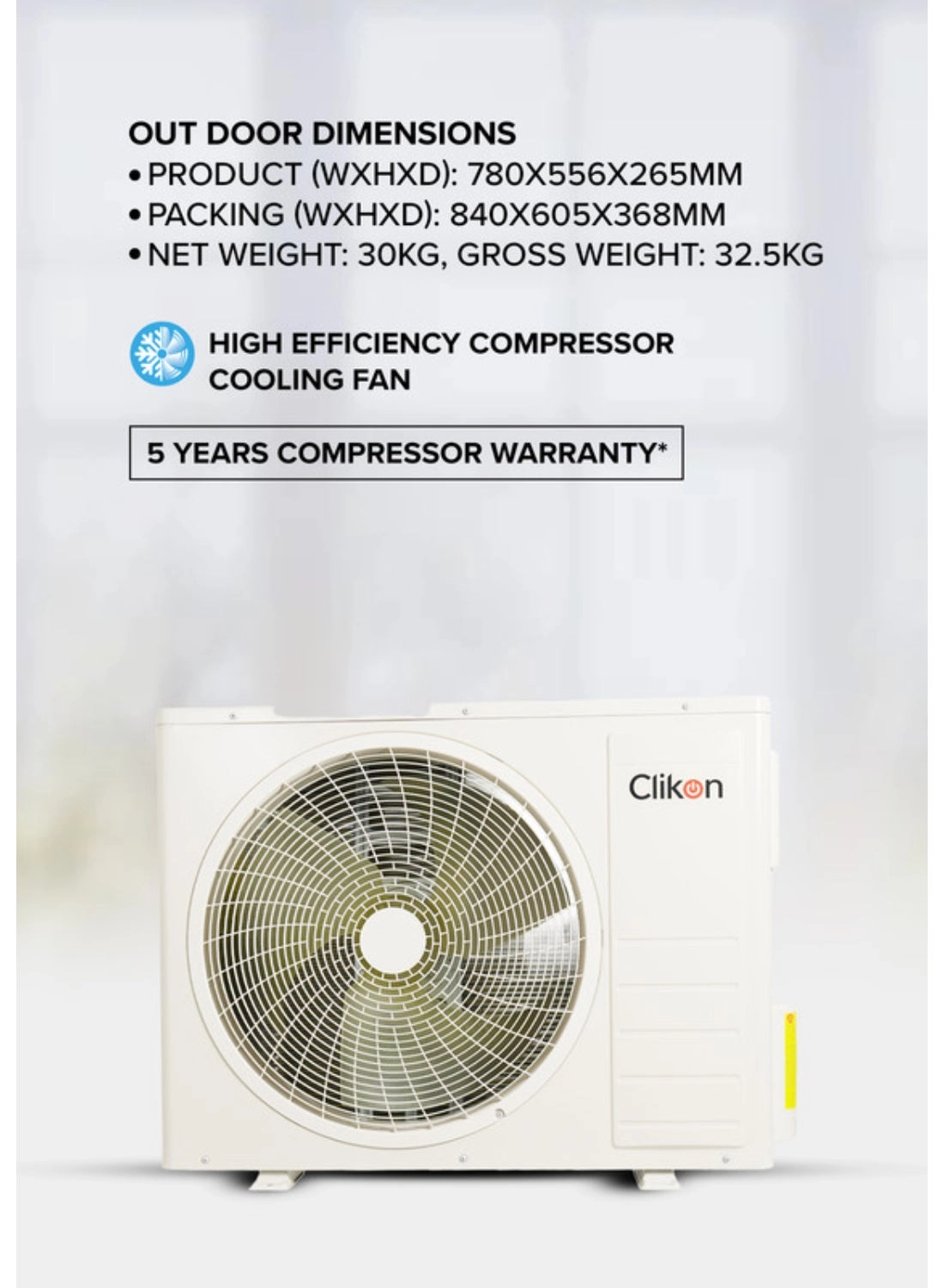 CK113 - 1 Ton 12000 BTU GMCC Compressor