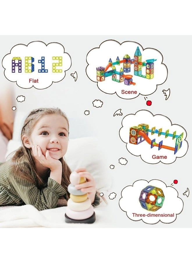 Magnetic Marble Run Set - 42pcs