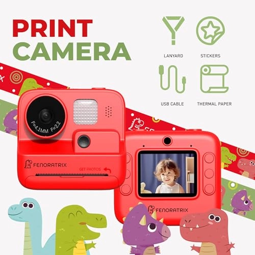 Instant camera print - 1080P Video 10X Zoom