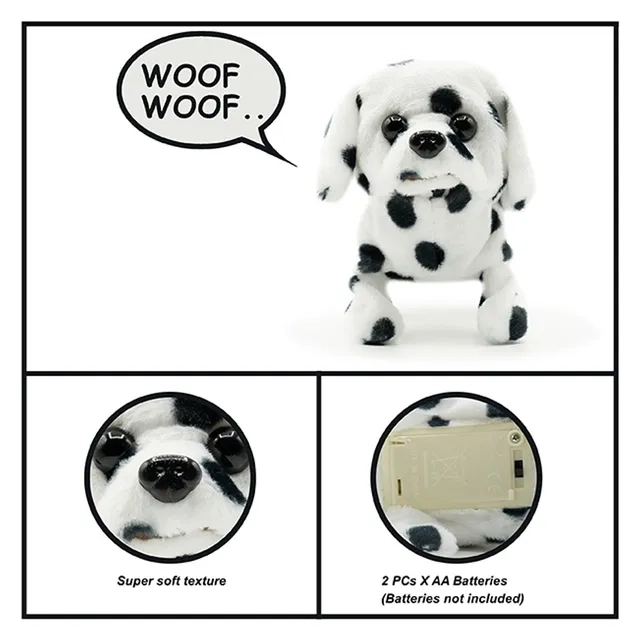 Battery Operated Walking Pet Spotty - 6.5-Inch