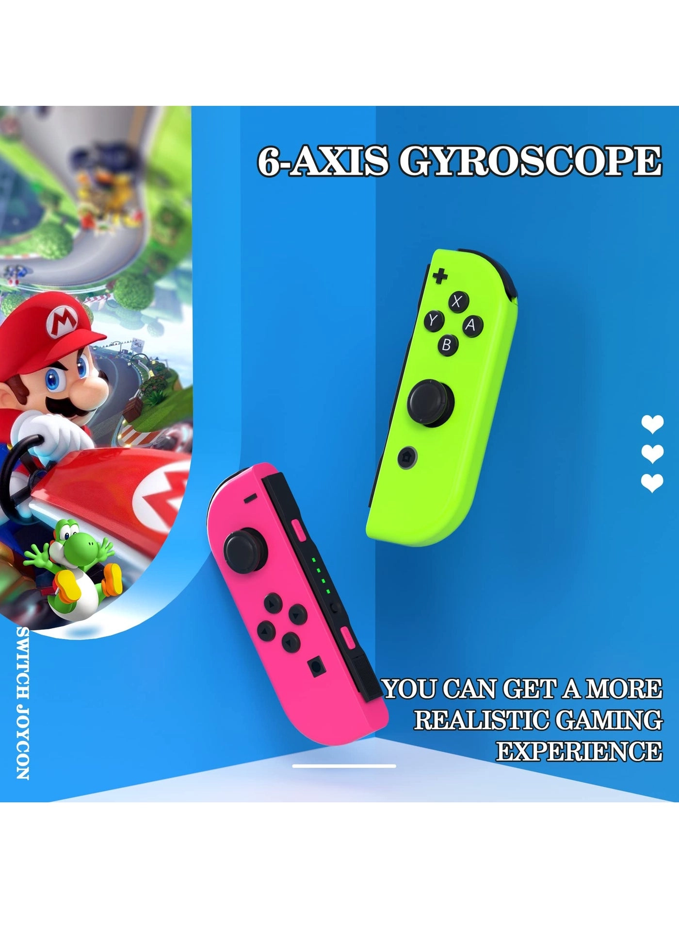 Joy Cons Wireless Controller - Green Nintendo Switch/Lite/OLED