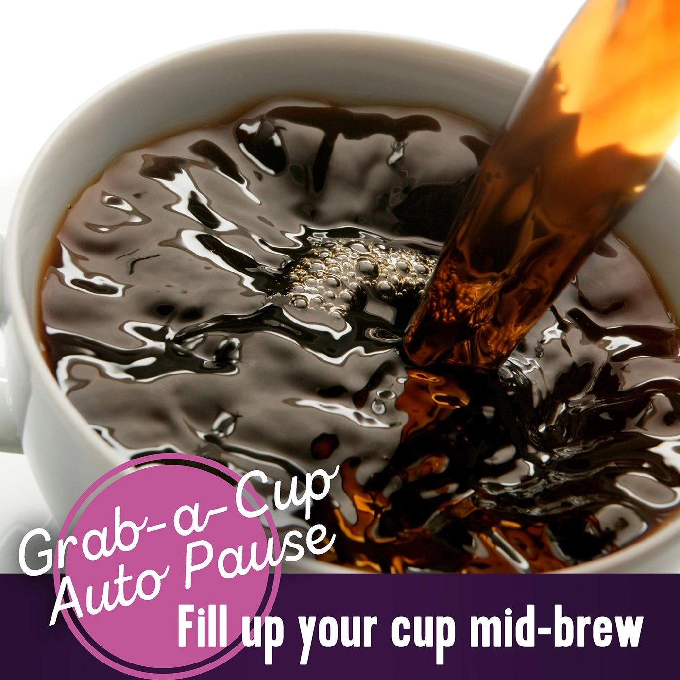 Coffee Maker - 12 Cups Auto Pause Glass Carafe