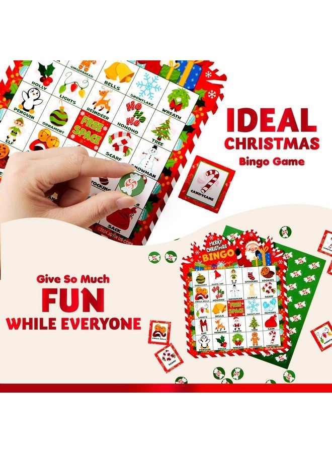 Christmas Bingo Cards - 30 Players Kids