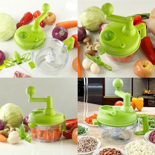 Manual Food Chopper - 1200ml 6 blades