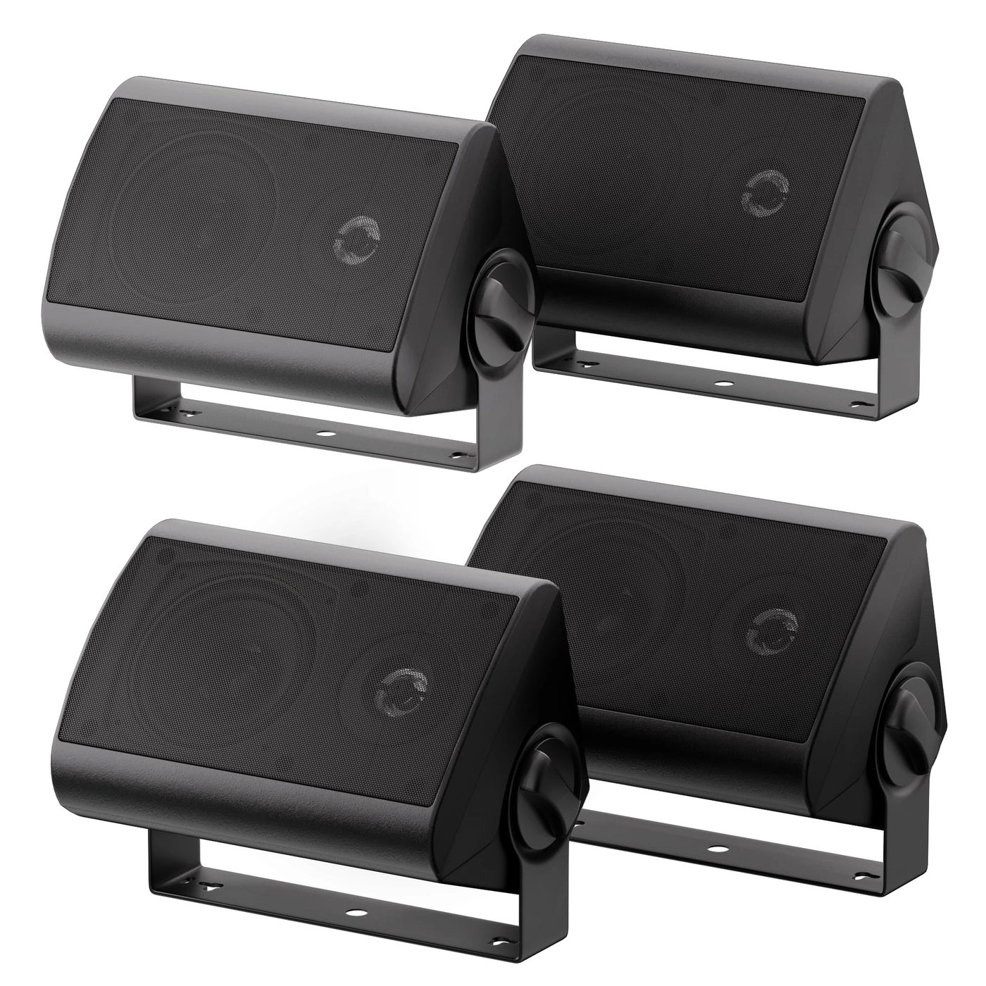 Passive Indoor Outdoor Speakers - 200W + Speakers Cables