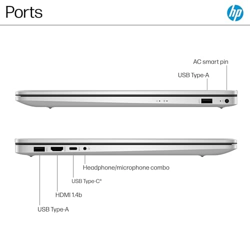 HP Laptop 17 - 17.3'' Ryzen 5-7430U 32GB DDR4 1TB SSD