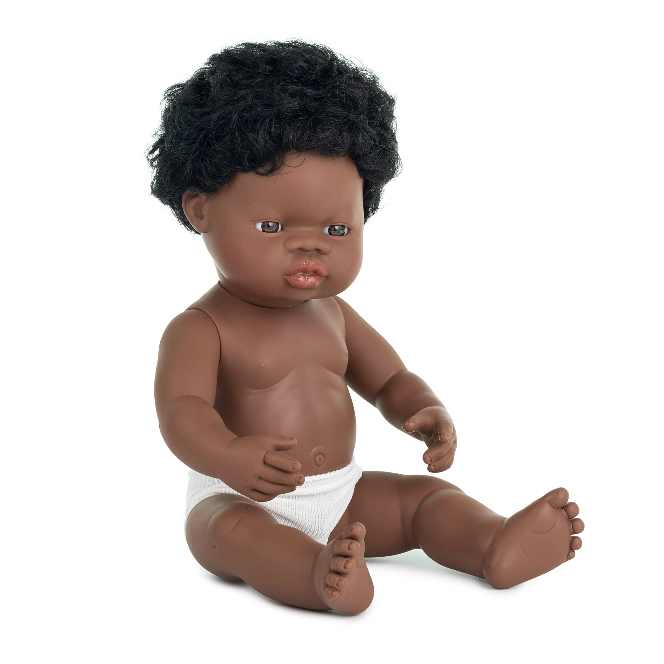 MINILAND EDUCATIONAL CORPORATION Baby Doll African - 15'' Anatomically Correct