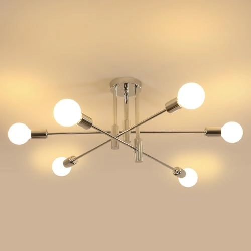 Modern Ceiling Light - E27 Chrome