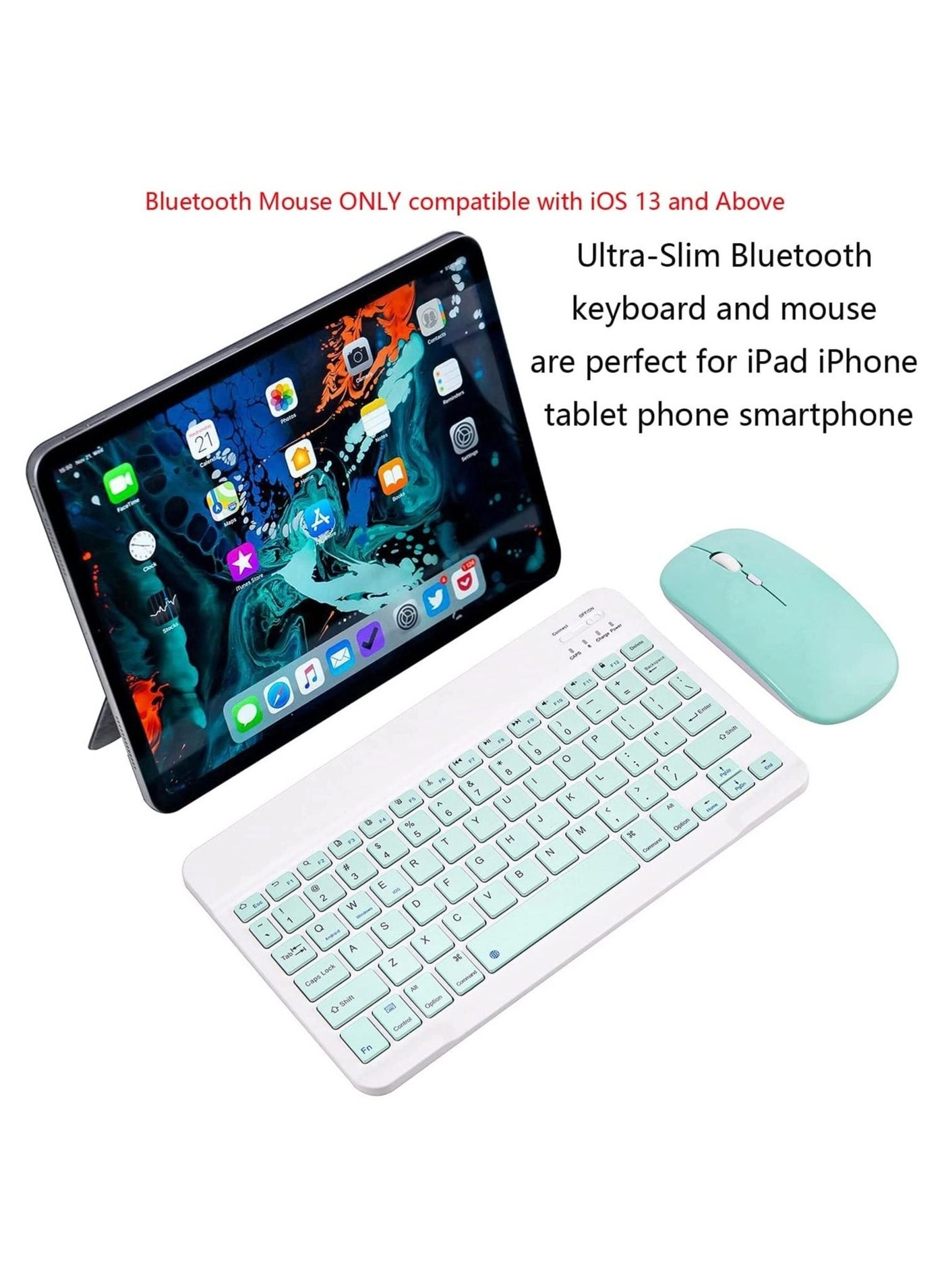 Bluetooth Keyboard and Mouse Combo