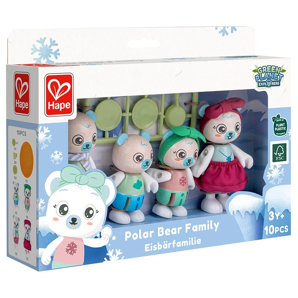 Green Planet Explorers FSC Polar Bear Family (BDM-E3529) 10 pcs