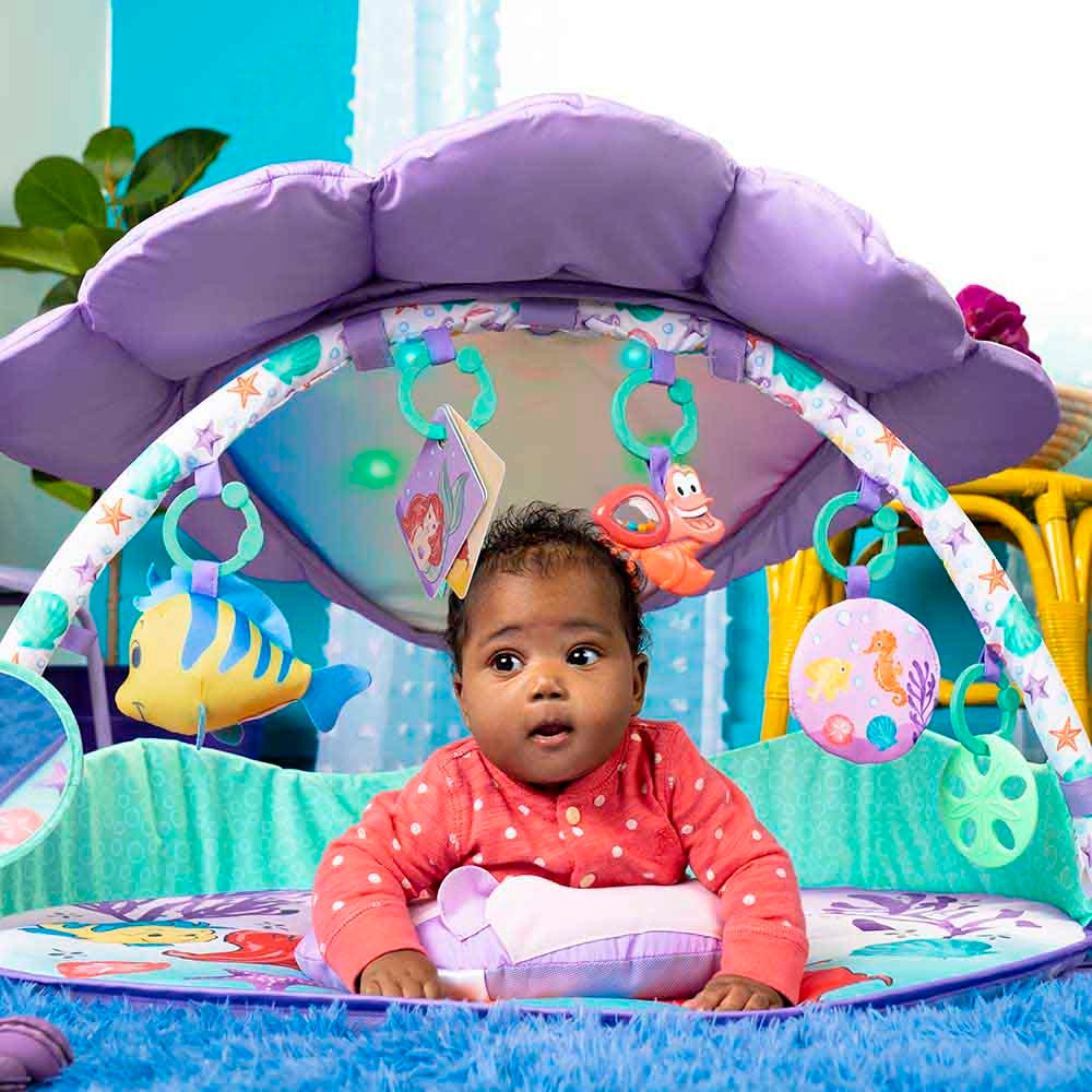 Twinkle Trove Lights & Music Activity Gym - Mermaid 0 month