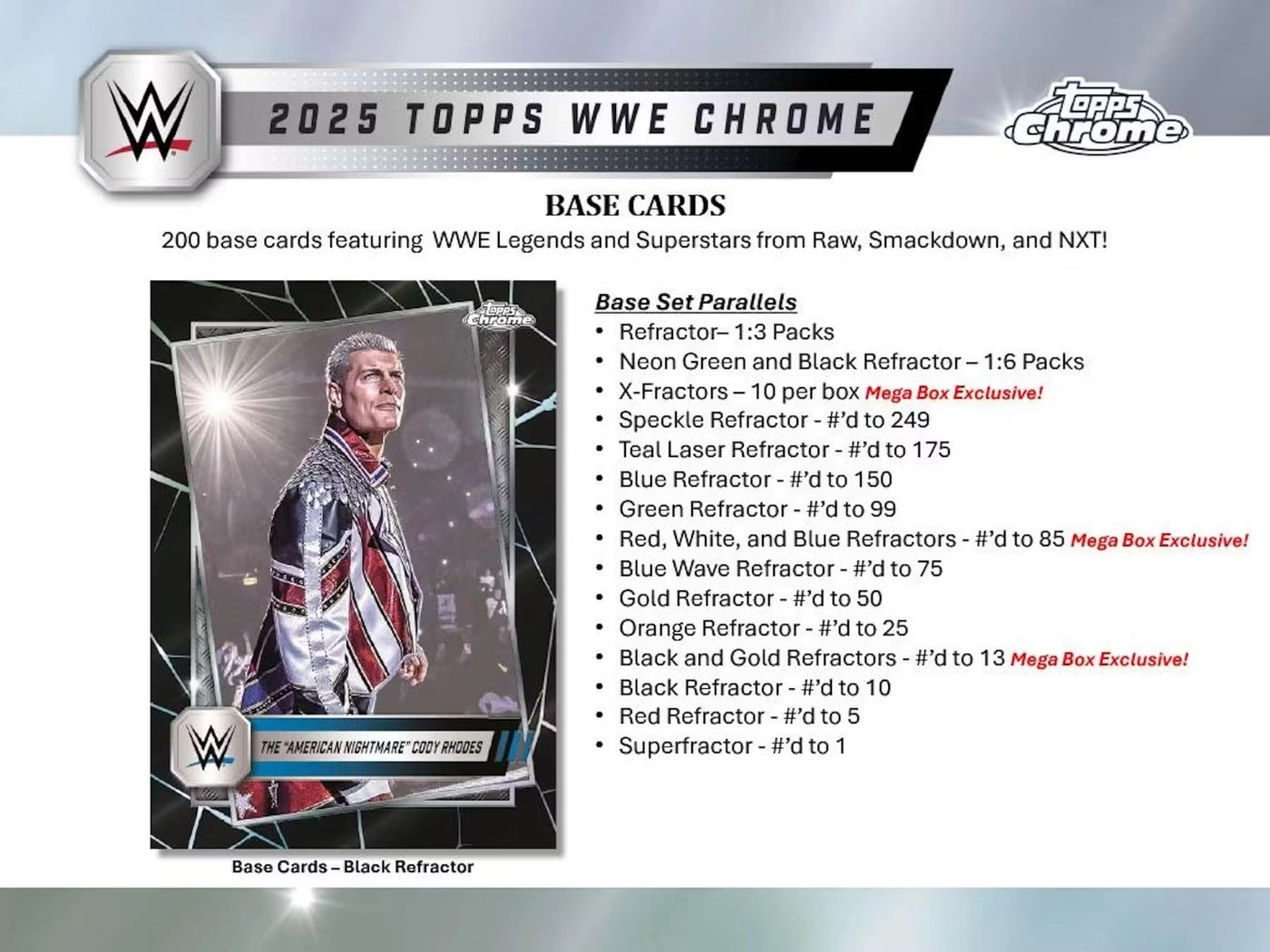 Chrome WWE Mega Box - English