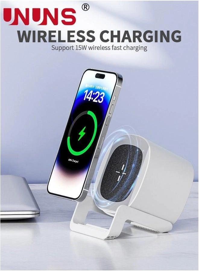 Bluetooth Speaker - 4-in-1 RGB Wireless Charger