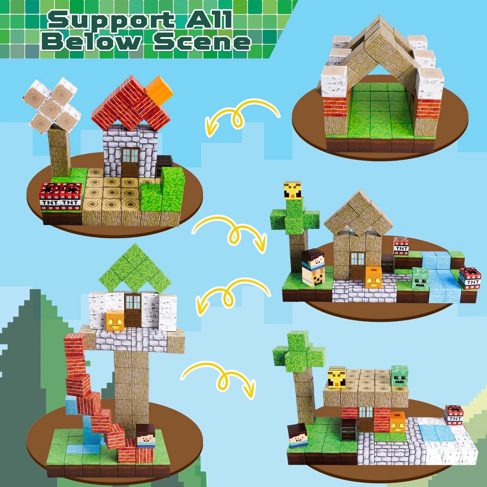 Magnetic Blocks - Bee 100pcs